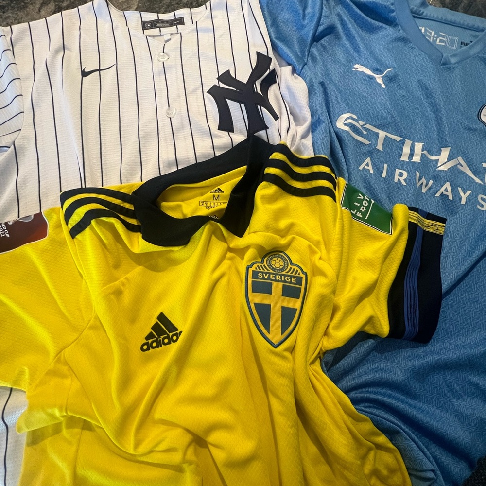 Adidas Men's Bright Yellow Soccer Jersey